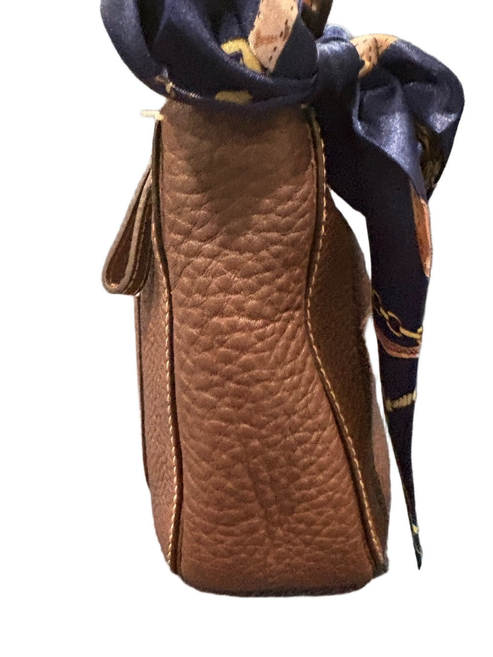 Coach Chelsea Pebbled Leather Shoulder Bag Brown Hobo Purse F10890 EUC - Picture 4 of 16